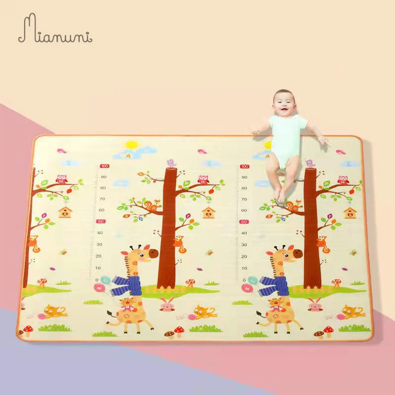 

Miamumi Play Mat Baby Activity Gym Foam XPE Animal Alphabet Children's Carpet Child Rug Kids Game Mats 150*200cm 59*78IN