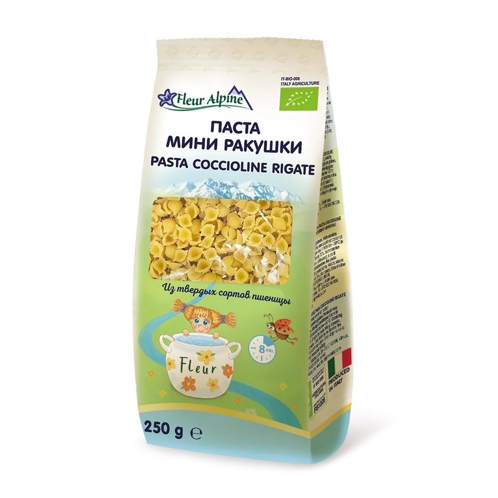 Макароны МИНИ РАКУШКИ Fleur Alpine для всей семьи 250 | Отзывы и видеообзор