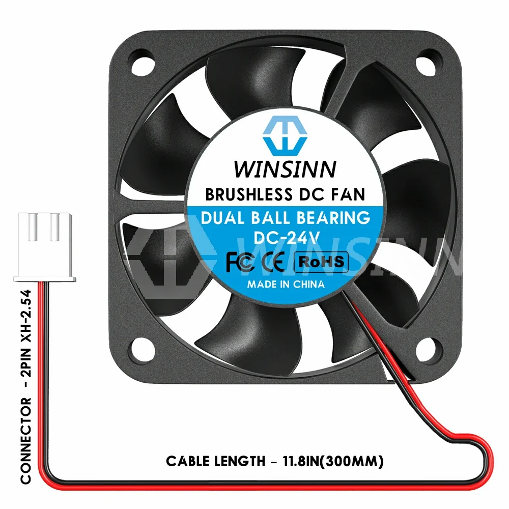 WINSINN вентилятор 40 мм постоянный ток 5 В 12 24 4010 гидравлический/двойной