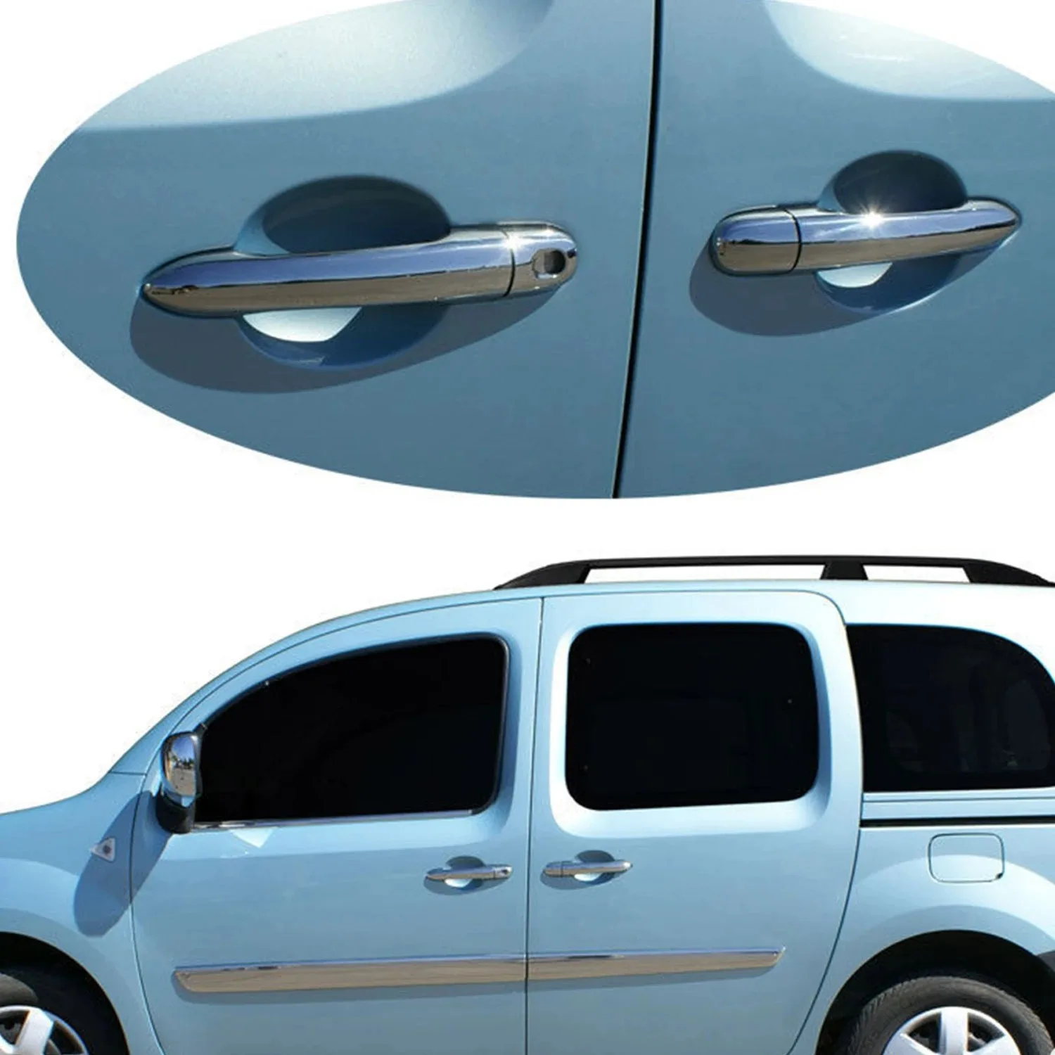 

Mercedes Citan хромированная дверная ручка (4 двери) Нержавеющая сталь (2013-)