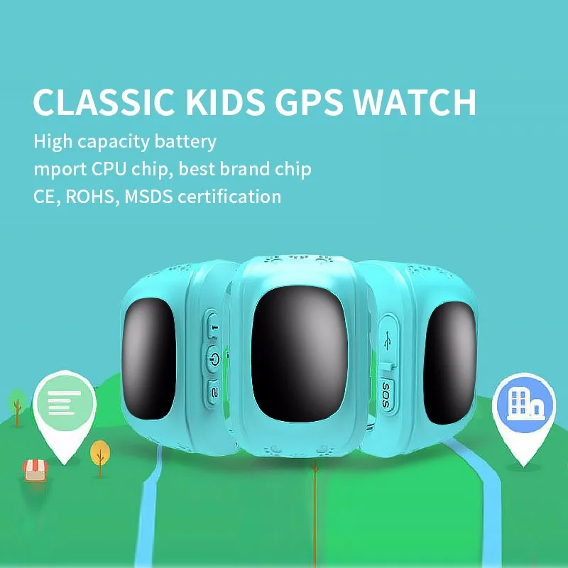 Оригинальный Q50 OLED GPS-трекер для детей умный мониторинг местоположения Детские