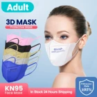10-100 шт. 3D маски для лица цветные маски fpp2 homologada маски KN95 для взрослых многоразовая тушь ffpp2 cubrebocas ffp2mask маска
