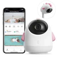 simshine video color baby monitor smart home 5g wireless wifi surveillance security camera baby cry soothe monitor gift for baby