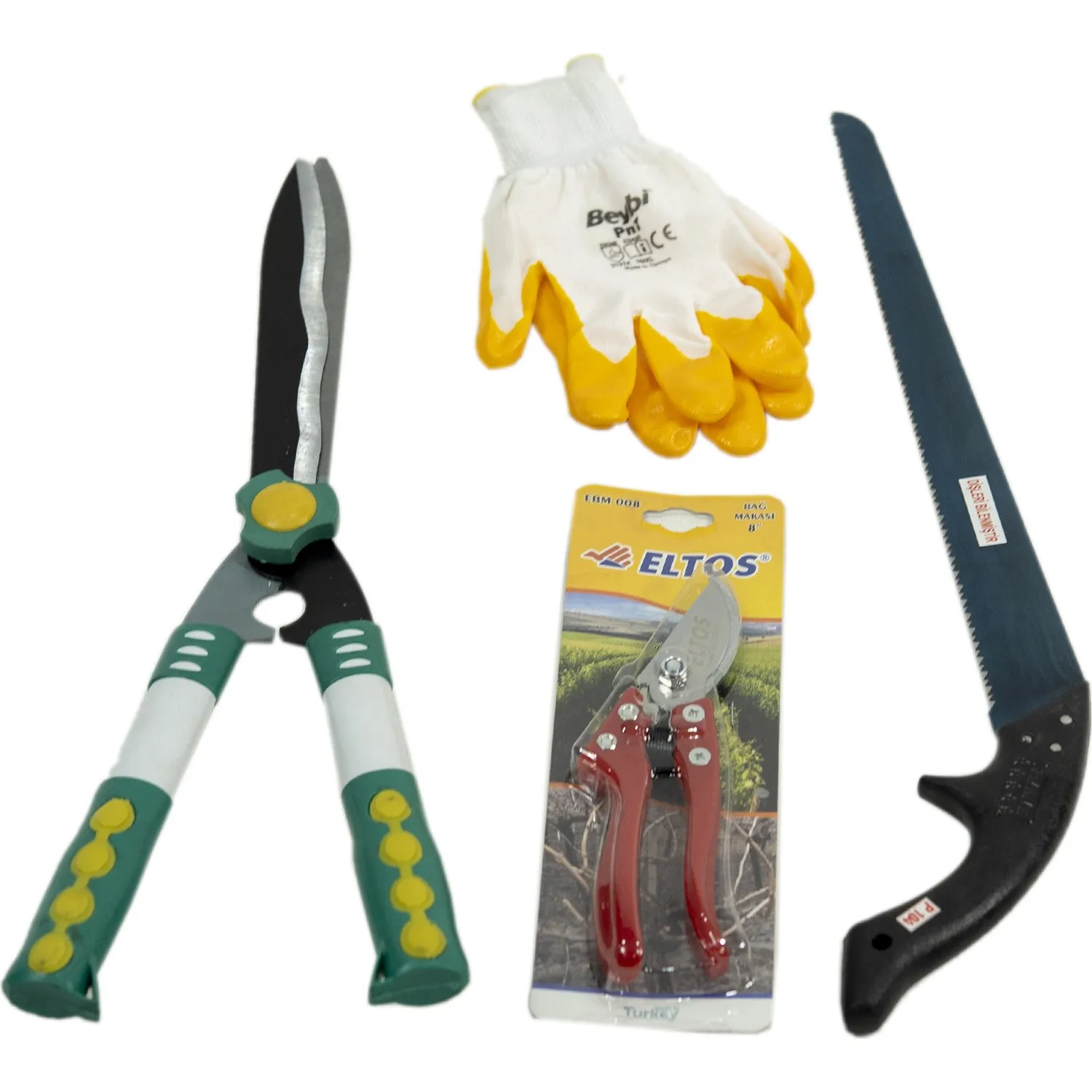 Pruning Set Set of 4, Garden Pruning Set, Garden Tool, Garden Tree Trimmer, Gardener Tool, Garden Pruning Set, Garden Gloves