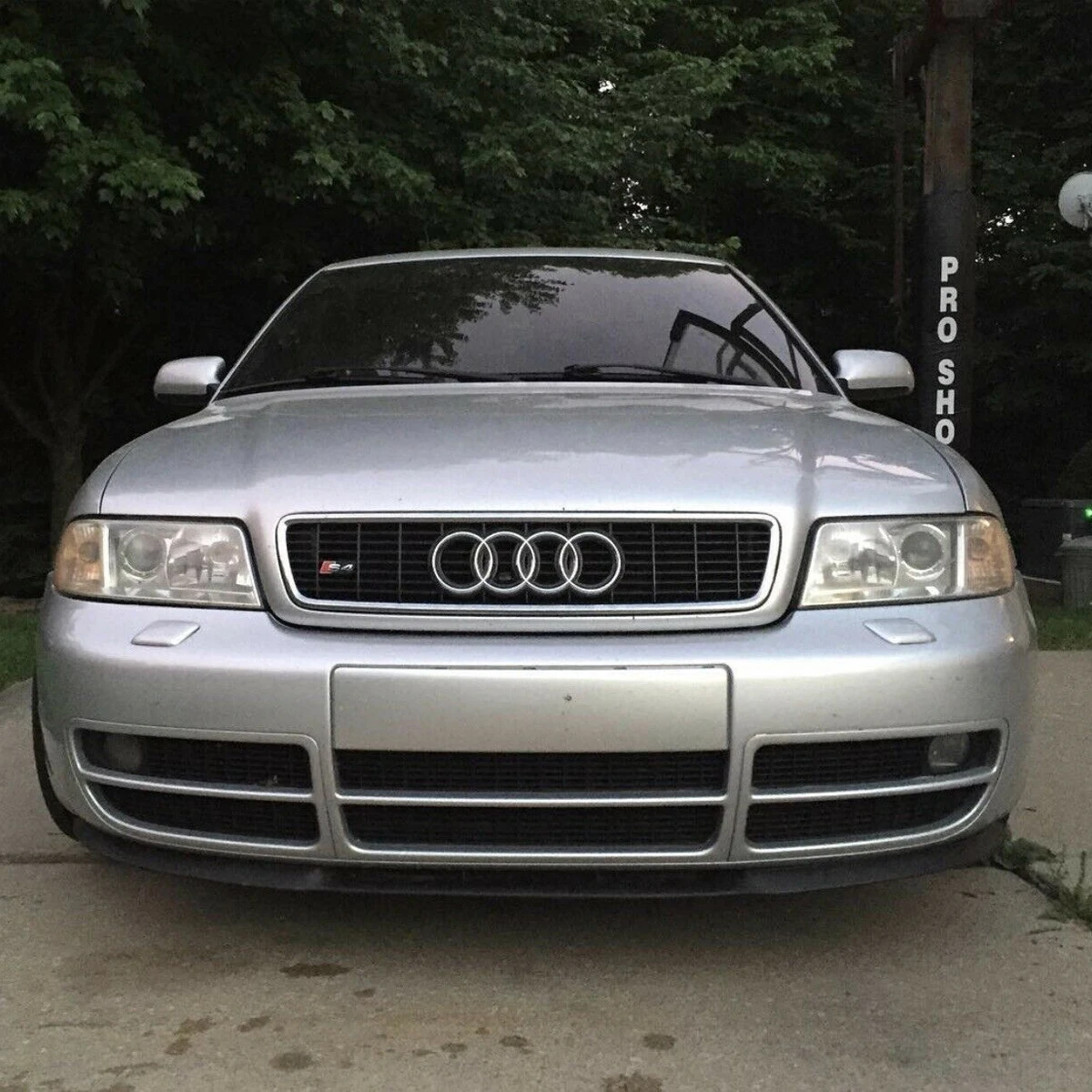 For Audi B5 S4 CUPRA R FRONT SPOILER BUMPER LIP Euro Spoiler Lip Universal 3 pcs Body Kit | Bumpers
