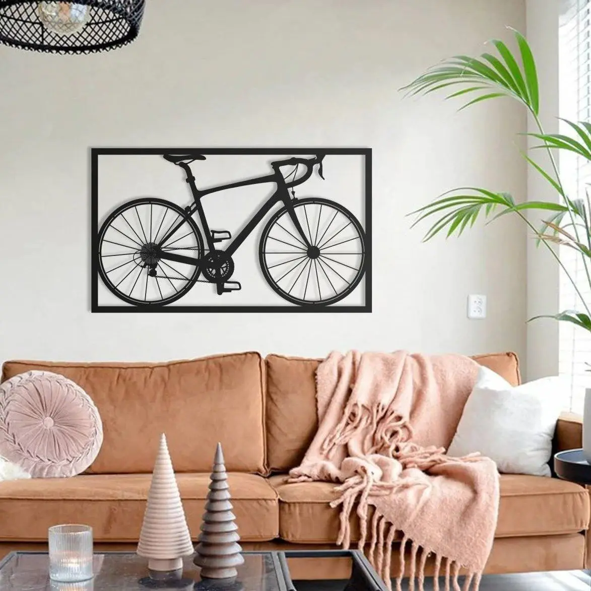 

İkonika Bicycle-Framed Stainless Repels Dust Surface Black Matte Color Elegant Design Elegant Suitable For Indoors and Outdoors designed