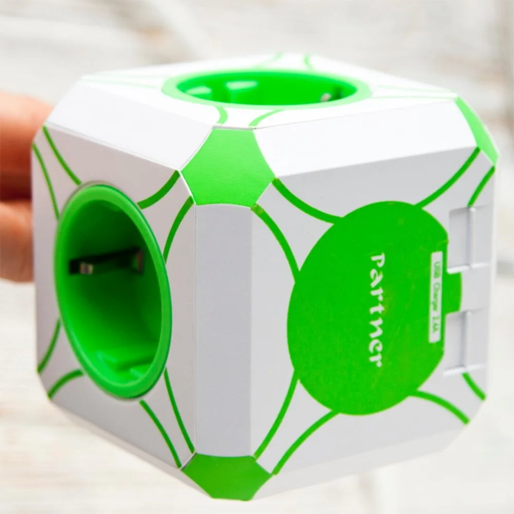 Сетевое зарядное устройство Partner MiniCUBE USB 031770 с удлинителем | Электроника
