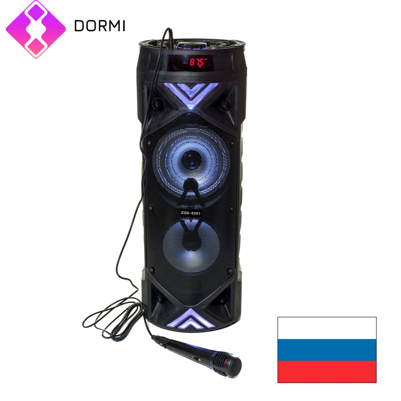 Акустическая система ZQS-6201 BT колонка USB Bluetooth комбинированный усилитель звука