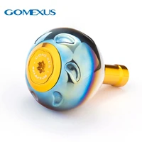 gomexus reel handle knob titanium 38mm for shimano stella vanquish daiwa exist saltist 1000 4000 spinning power knob