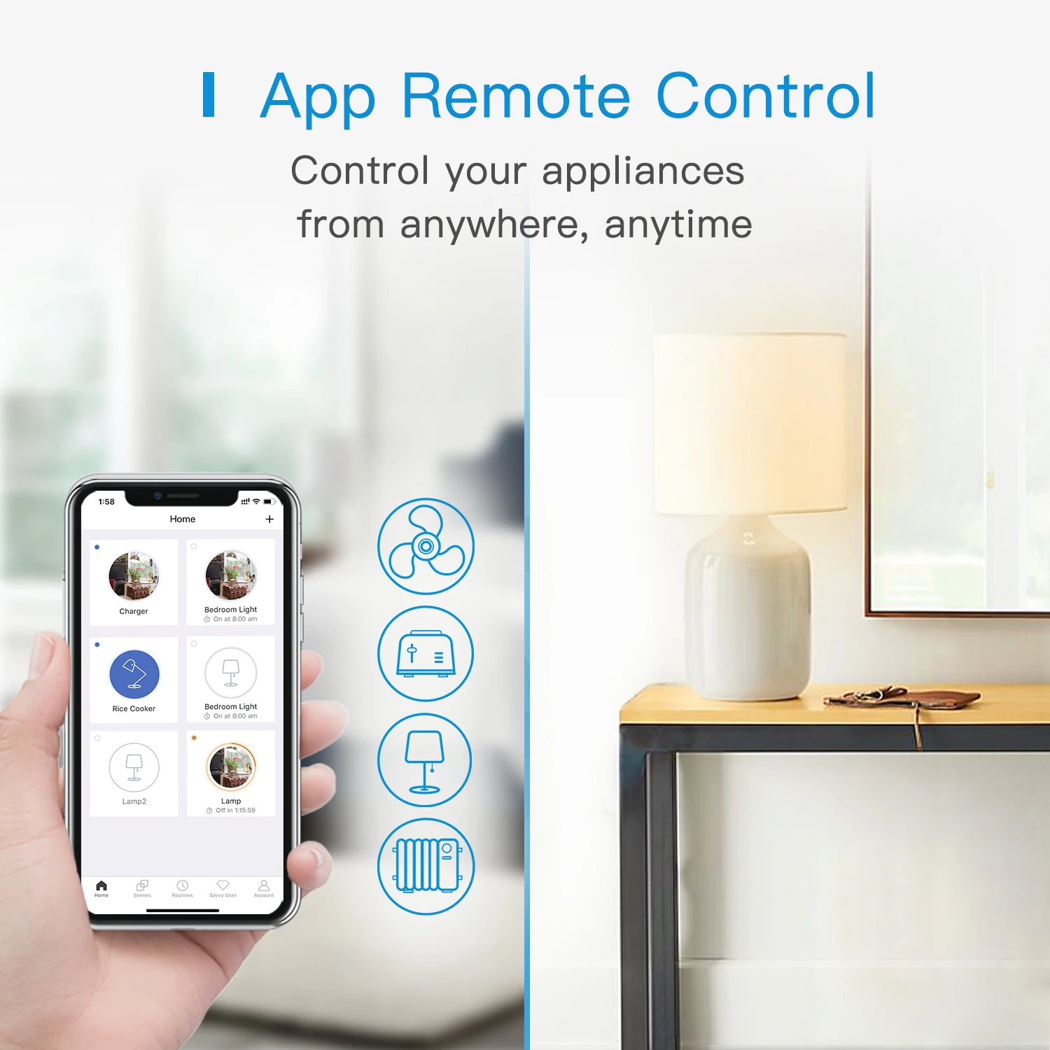 HomeKit 2 in 1 Smart Plug Wifi Dual Outlets EU Socket Remote Voice Control Pack Support Alexa Google Assistant SmartTings |