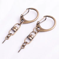 60mm 12pcs lobster claw clasps keychain swivel trigger hook clip antique bronze lanyard snap hook lobster clasp bag key ring diy
