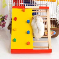 wooden hamster climbing ladder small animals jumping playing toys for hamster squirrel rat mouse guinea pig pet supplies