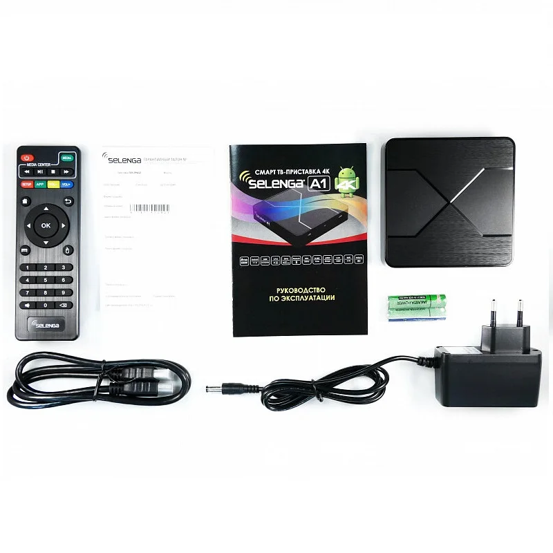 СМАРТ-ТВ андройд приставка 4К SELENGA A1 smart-tv wifi медиаплеер android iptv | Электроника