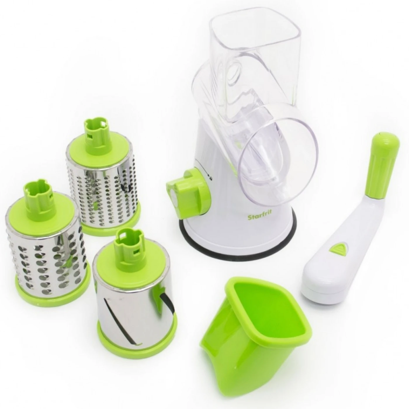 Овощерезка шинковка Настольный барабан терка цвета: зелёный красный и бирюзовый