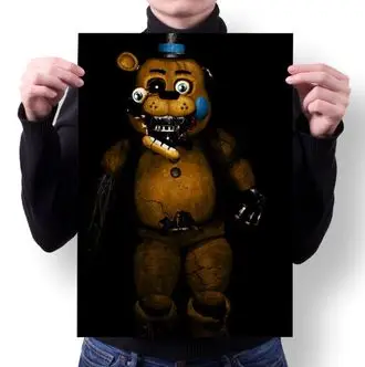 Плакат 5 Ночей с Фредди Five Nights at Freddy's ФНАФ Аниматроники №65 А4|Наклейки на стену| |