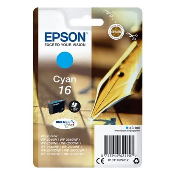 Оригинальный чернильный картридж Epson T16 |