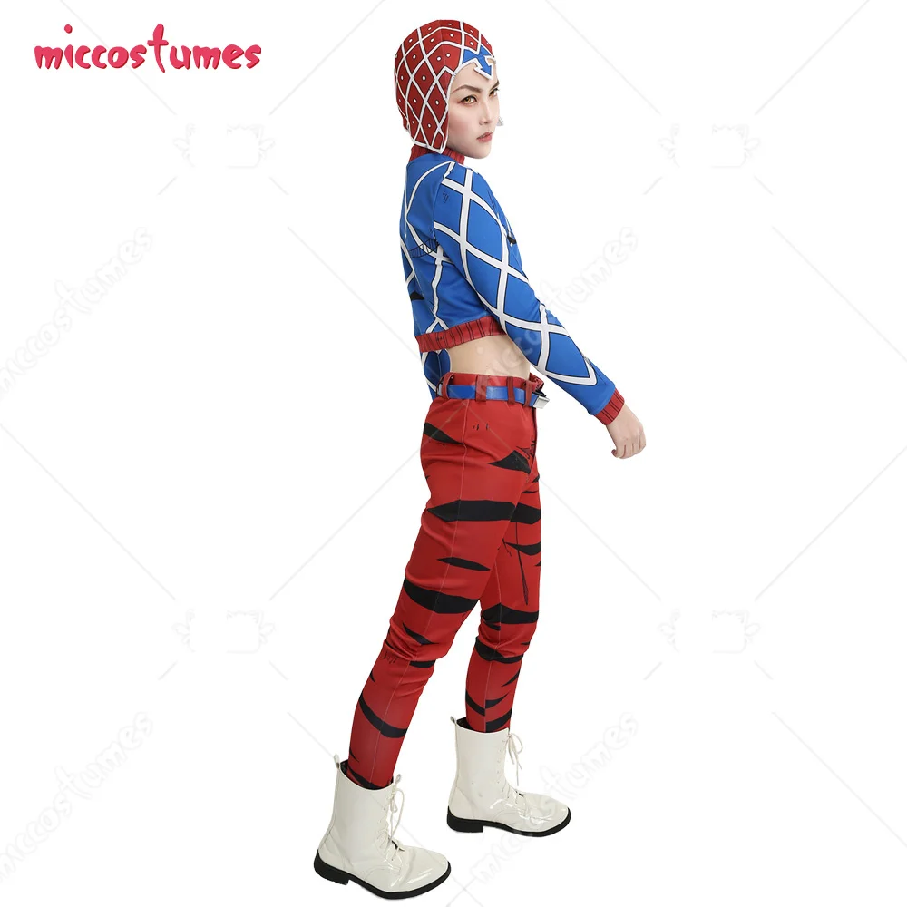 family halloween costumes Golden Wind Guido Mista Cosplay Costume for Women halloween costumes Women's Costumes