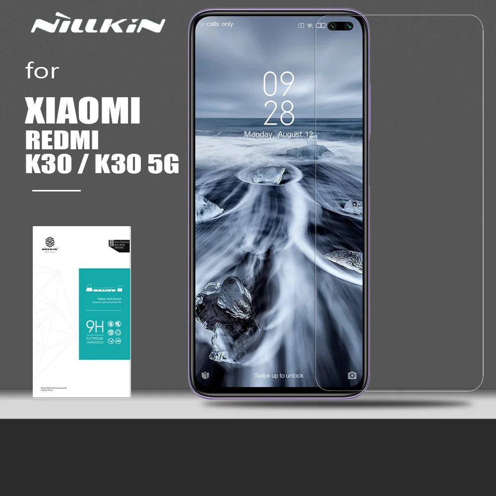 

Защитное стекло Nillkin для Xiaomi Redmi K30, 5G, 9H, 0,33 мм, закаленное, 5G