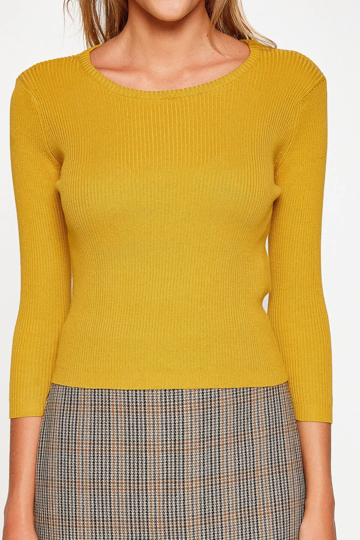 Koton женский желтый свитер 8 KAL96646JT| |