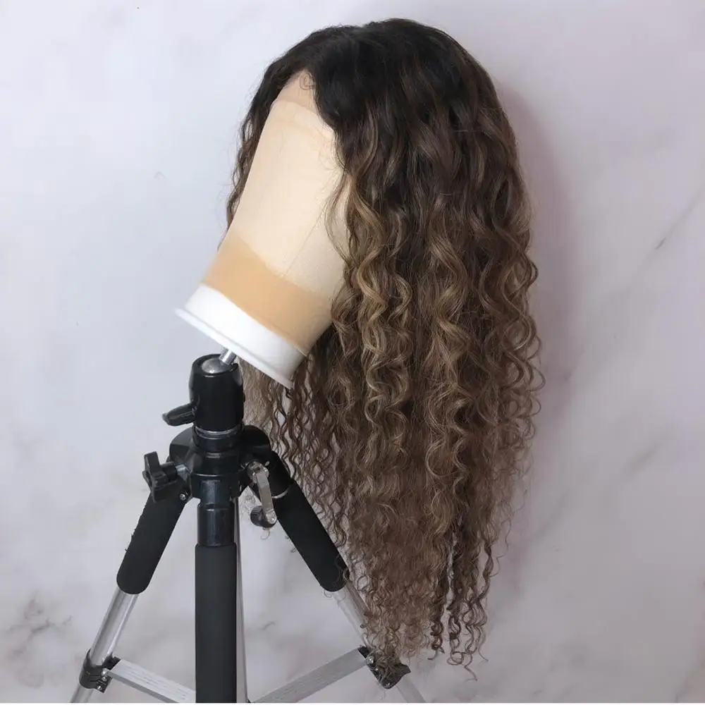 Эффектом деграде (переход от темного к Цвет вьющиеся Синтетические волосы на