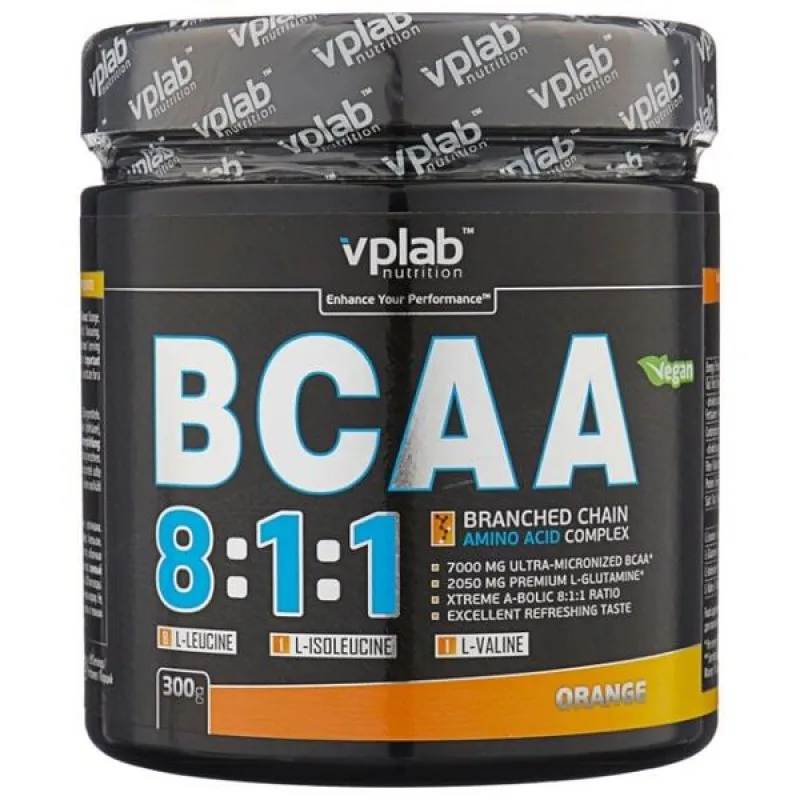 BCAA vplab 8:1:1 апельсин 300 гр. |