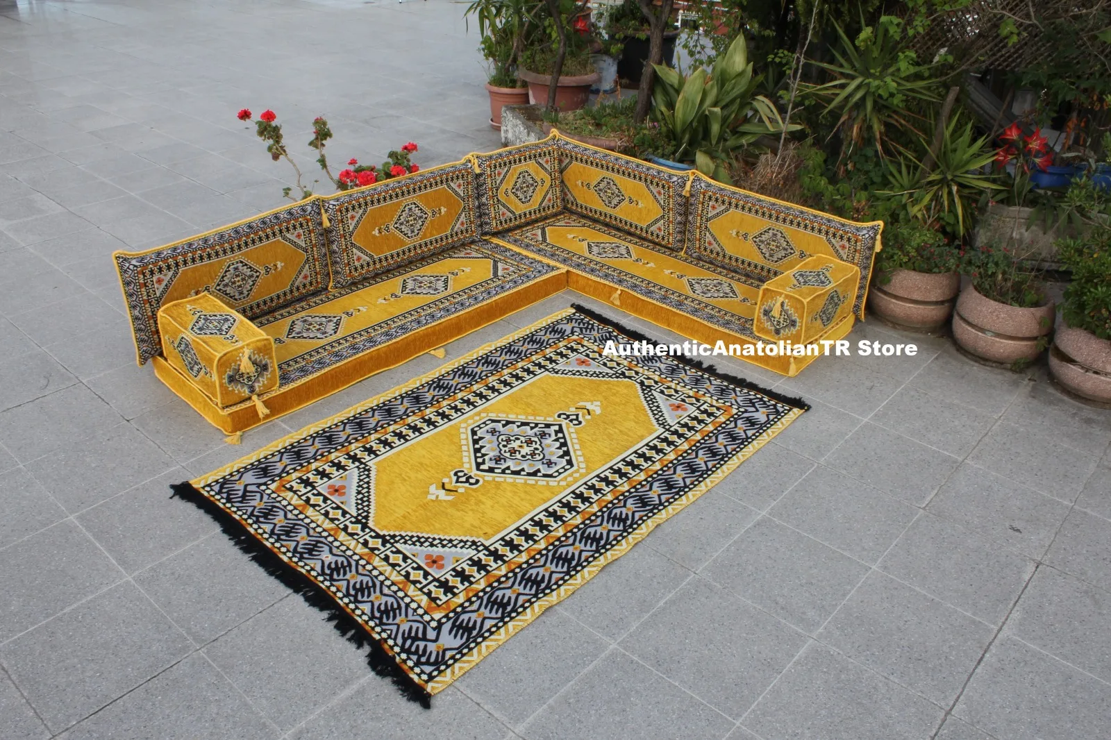 Уличное сидение для пола арабские восточные узоры стол оттоманки диван кальяна