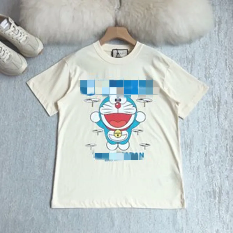 

Cartoon print T shirt Women's short sleeved summer 2021 new print couple loose oversize pullover