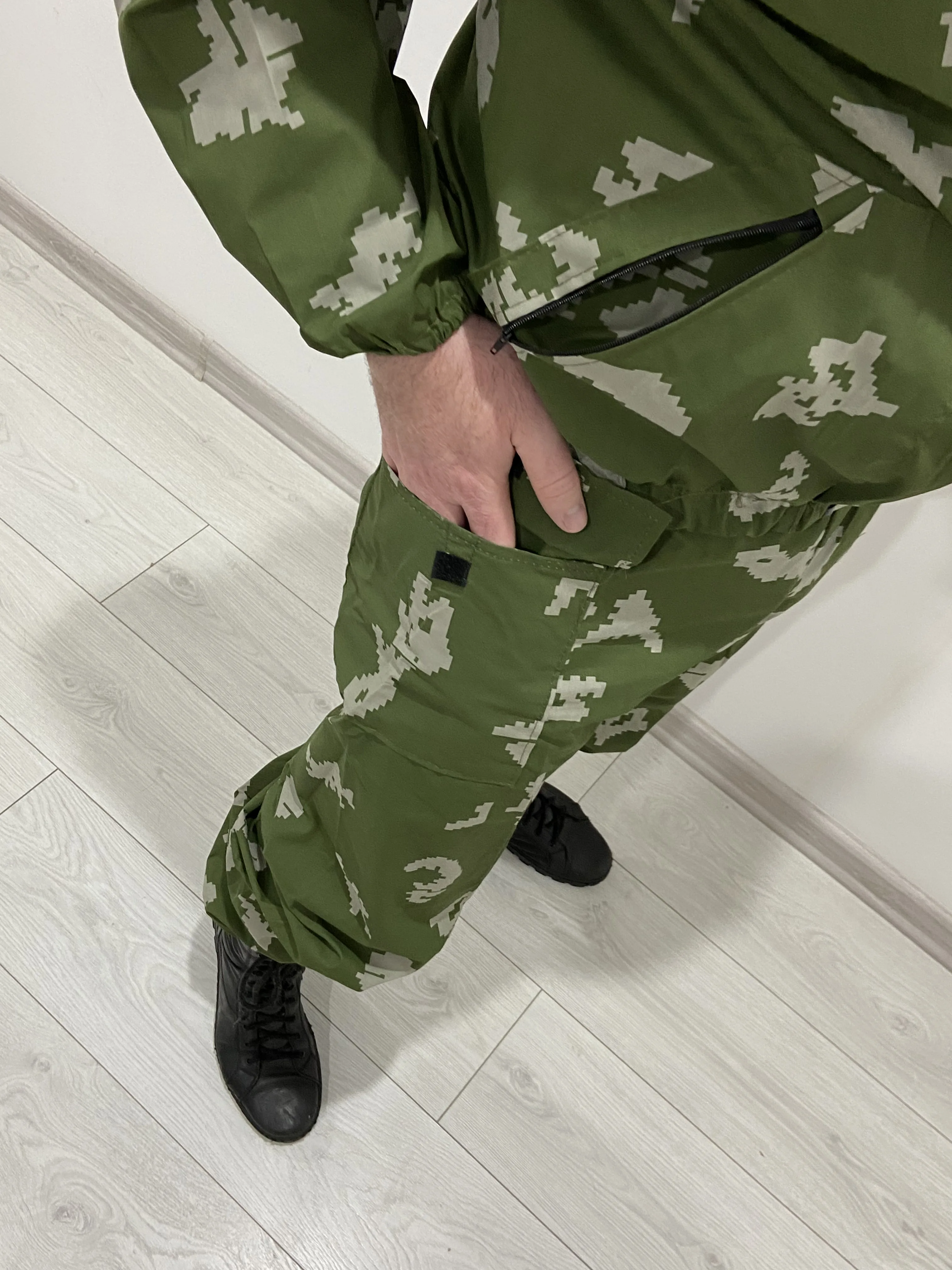 камуфляжный костюм летний маскировочный халат Березка тонкий | Спорт и