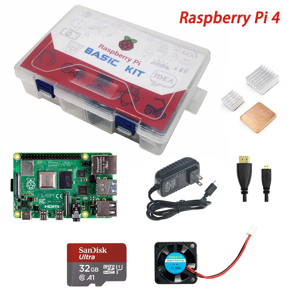 ShenzhenMaker Store Raspberry Pi 4 Модель B 1 Гб 2 Гб 4 Гб ОЗУ Тип C порт компьютер