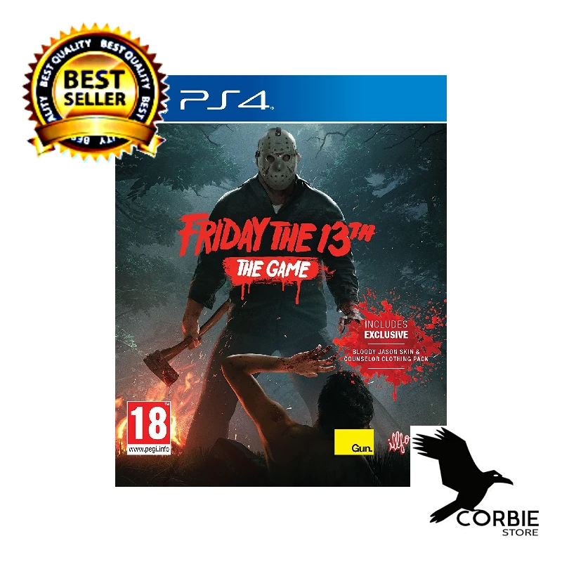 Gund Friday The 13 Game PS4 Game Original Playstatian 4 Game