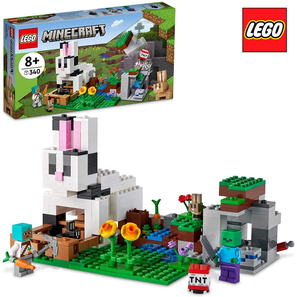Конструктор LEGO Minecraft кролик ранчо 21181 оригинал для детей новая игрушка подарок на
