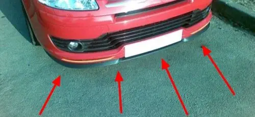 3 шт. Универсальные Передние бамперы для Citroen C4 CUPRA R | Автомобили и мотоциклы