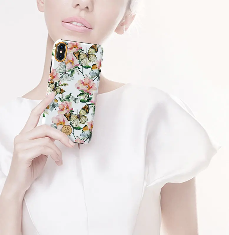 Чехол Kingxbar Blossom для iPhone X/Xs Gardenia | Мобильные телефоны и аксессуары