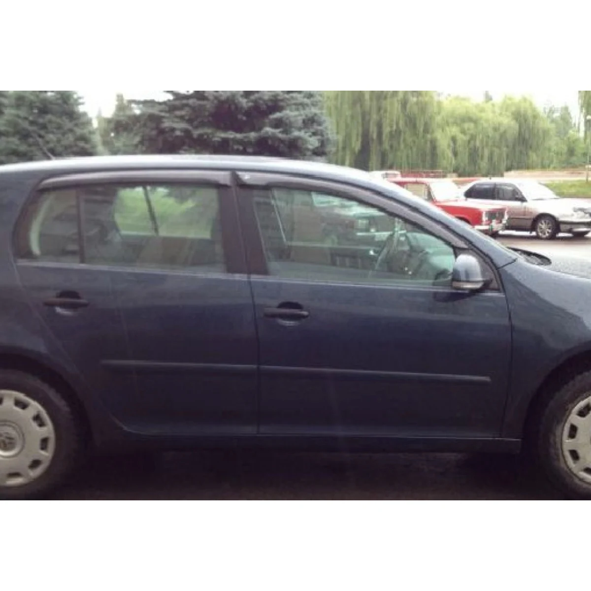 Дефлекторы окон Cobra Tuning V20704 на авто VW Golf Plus l Hb Hatchback 2004-2009 4 шт./комп. ветровики от