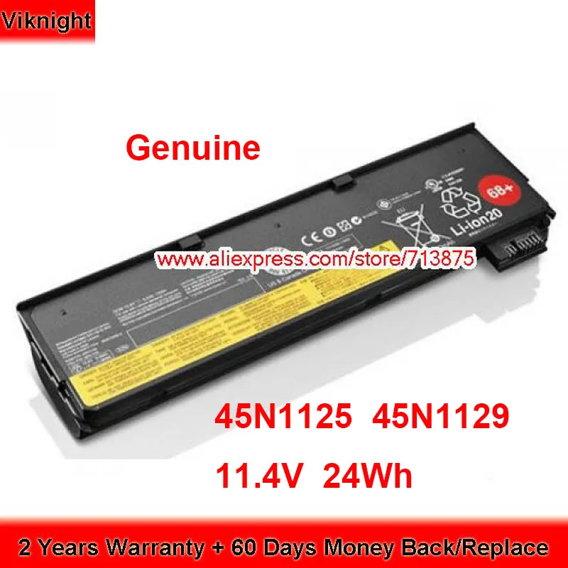 

Подлинный аккумулятор 45N1125 00HW033 для Lenovo T460P-0XCD T440S X260 X270 L450 T450s 45N1735 11,4 V 24Wh