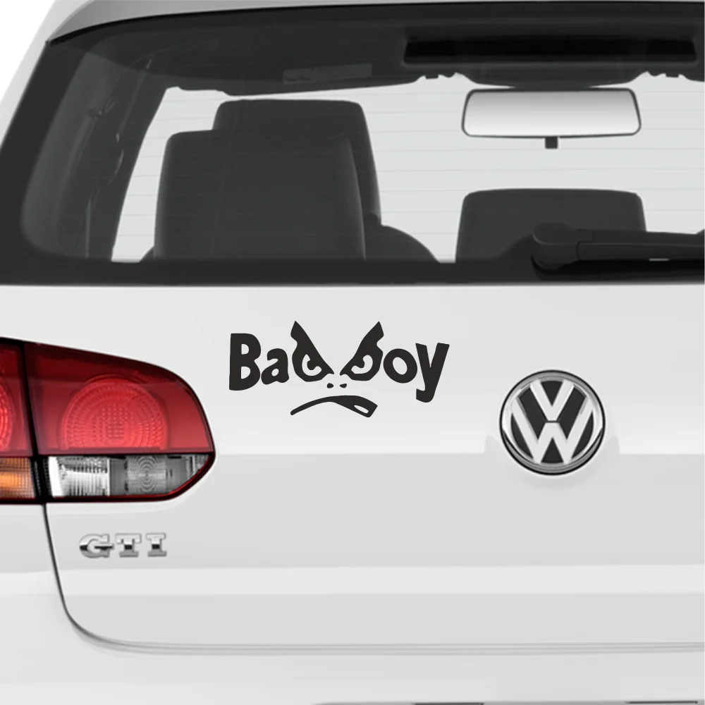 Наклейка на автомобиль Bad Boy Злой плохой парень морда для авто |