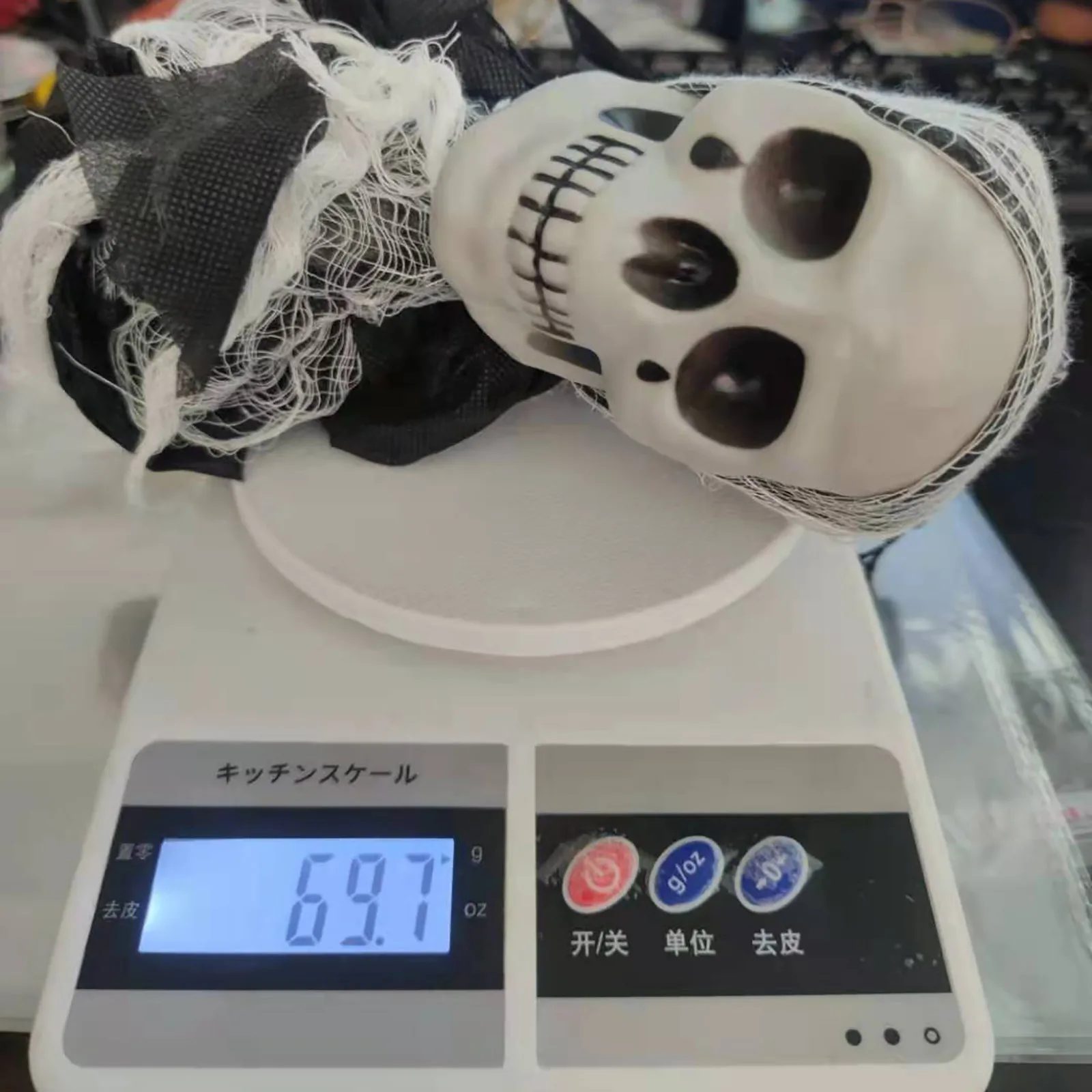 

Halloween Skull Decoration, Skull Head Hanging Ghost Ornaments Hanging Ornament Party and Holiday DIY Indoor Outdoor Decoration