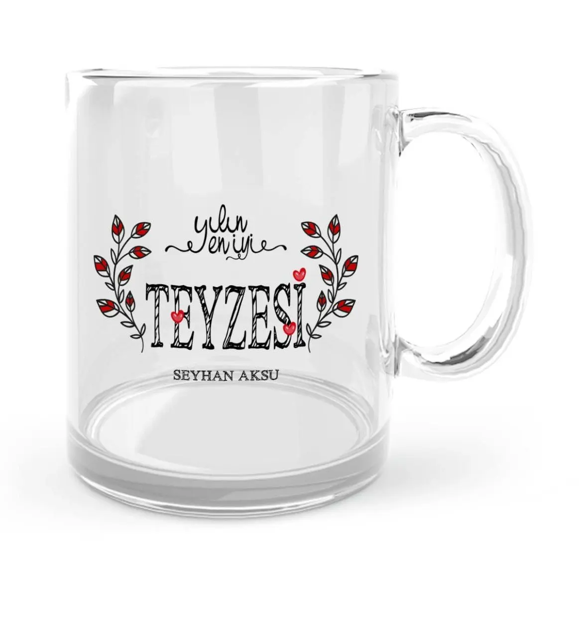 

Personalized The Year 'S Best Teyzesi Glass Mug Cup