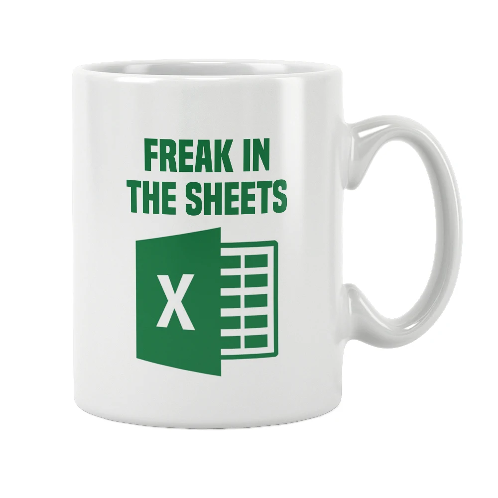 

Freak In The Sheets Mug Funny Novelty Cofee Cup Accounting Business Office Job Accountant Unique Cool Gifts