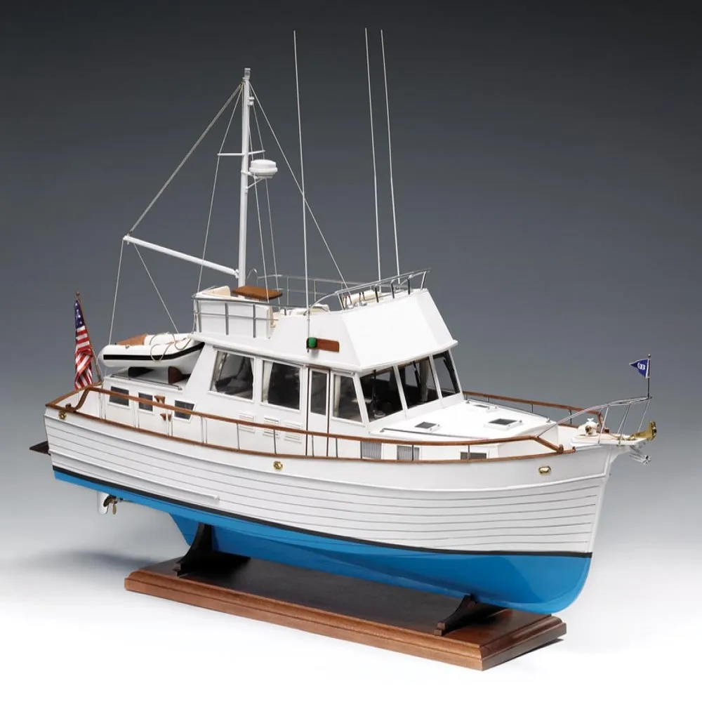 Сборная Модель Корабля Amati ЯХТА GRAND BANKS 46 CLASSIC Масштаб 1:20 дерево Италия AM1607-RUS |
