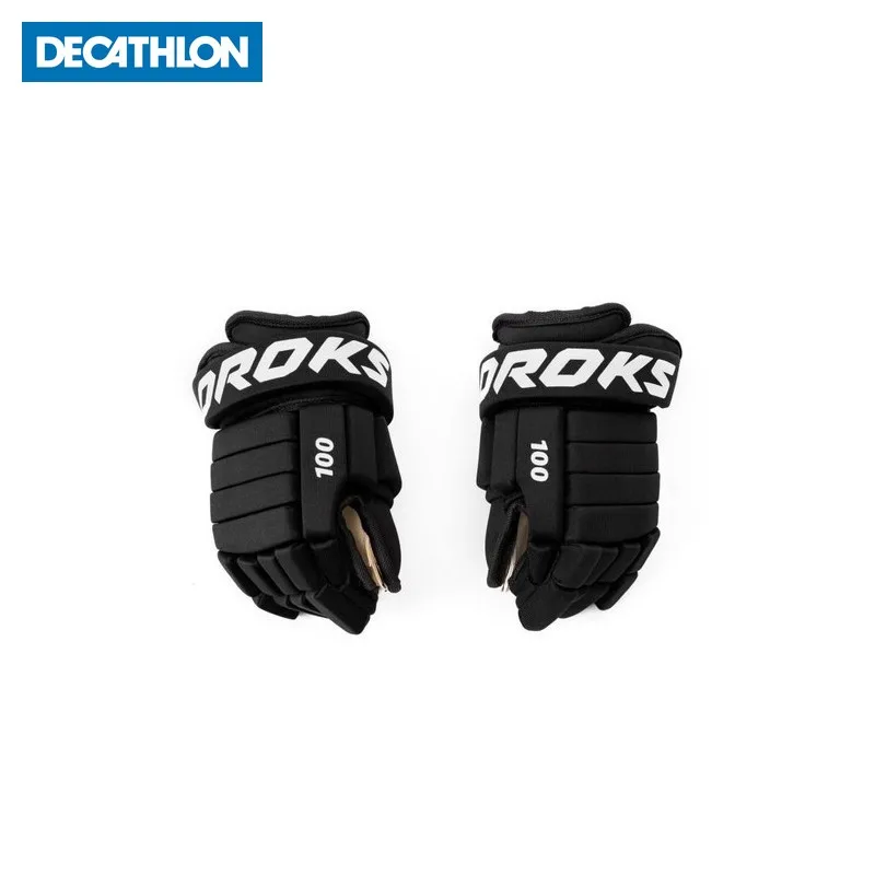 ПОДРОСТКОВЫЕ ПЕРЧАТКИ ДЛЯ ХОККЕЯ 100 OROKS. Decathlon