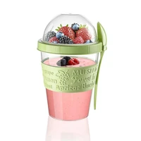 sm portable plastic dessert cups with lids spoons appetizer bowl clear plastic jelly cup mousse cups yogurt container cup
