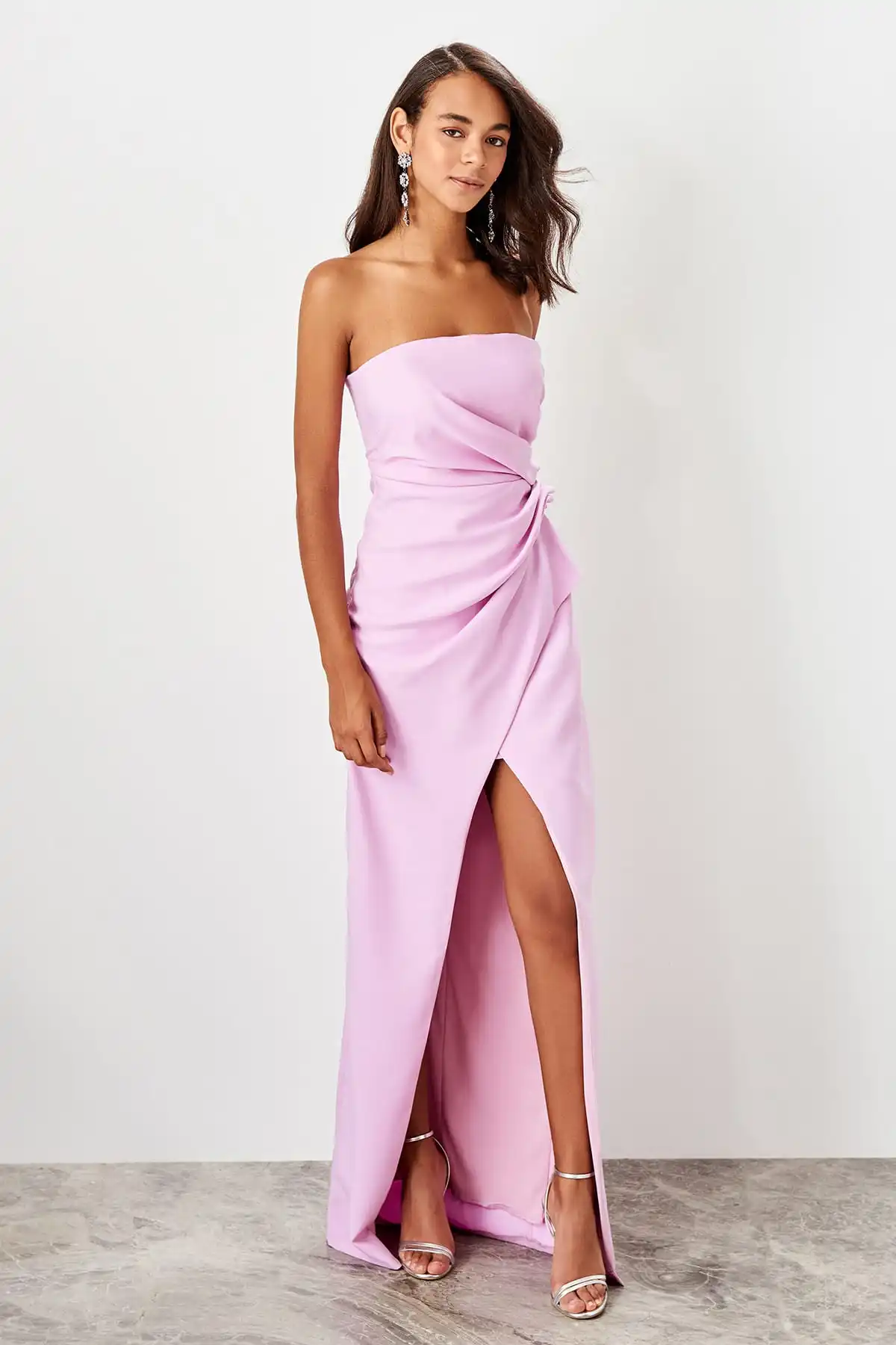 Trendyol Shir детальное вечернее платье TPRSS19BB0489