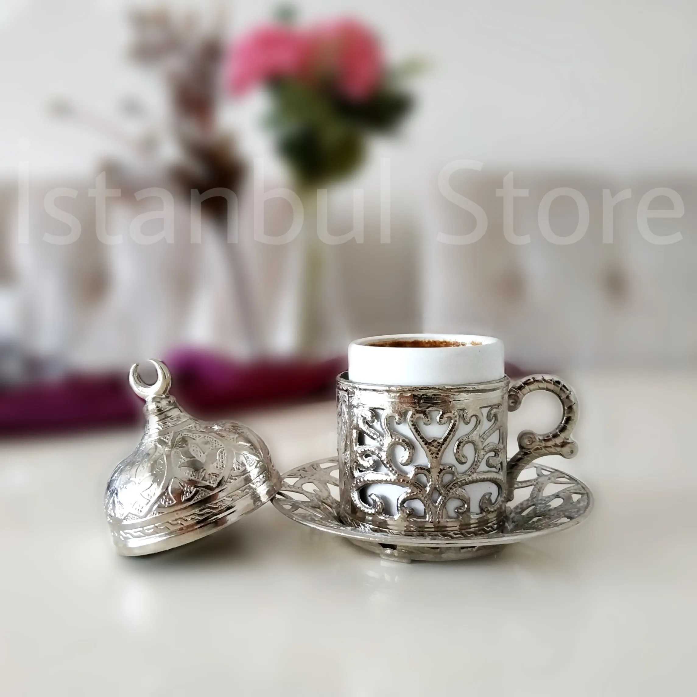 В турецком арабском стиле османский кофе эспрессо Сервировочный набор кофейных