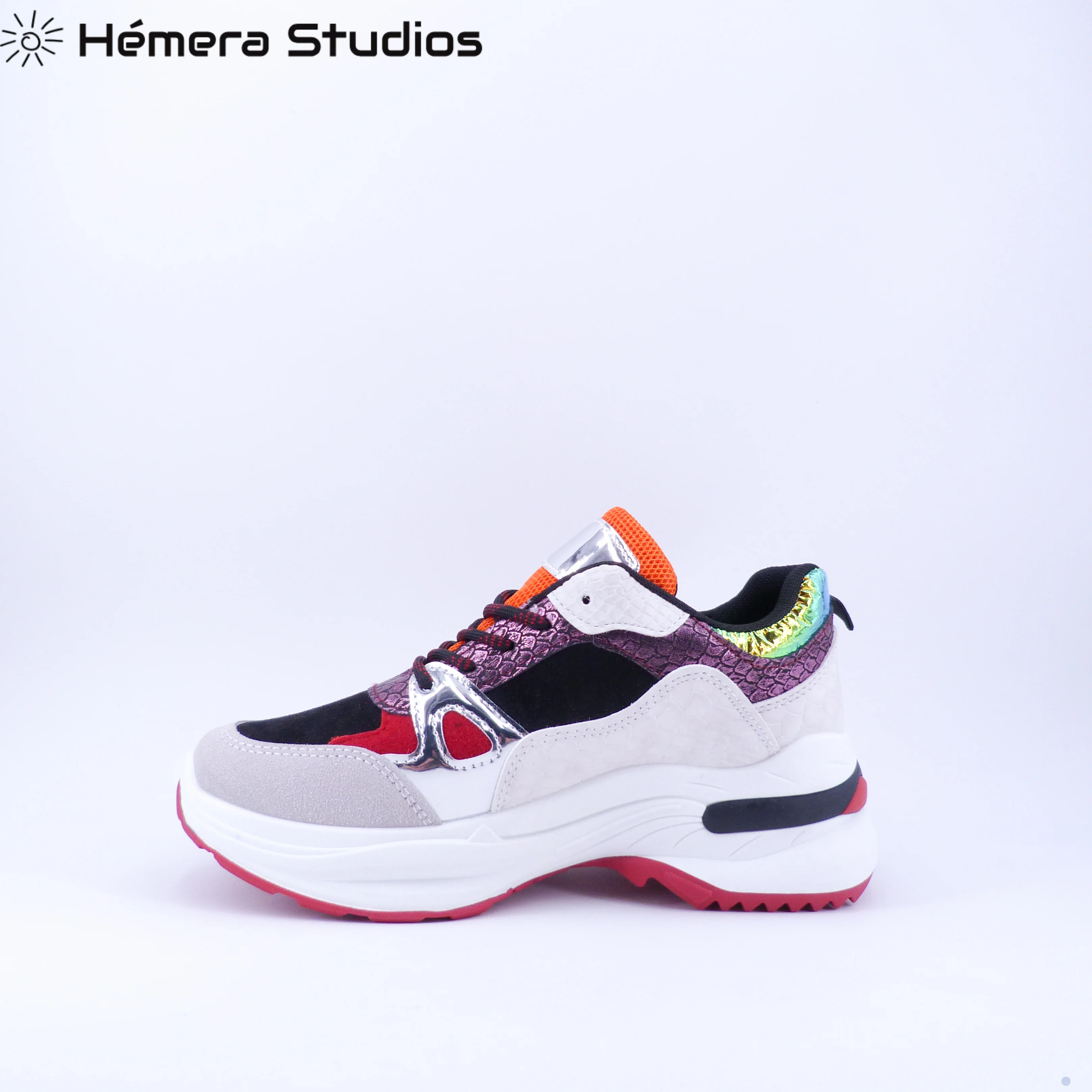 Women's shoes sports casual woman with cords 2019 multicolor platform stamping animal | Обувь