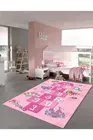 Забавная Розовая Принцесса hopски Детская комната игровой ковер коврик татами декоративный коврик для спальни Декор кварцевый Детский ковер