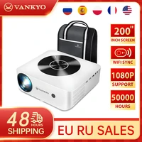 vankyo 1080p projector leisure 530w full hd 5g wifi projector support 4k synchronize mirroring file sync screen mini projector