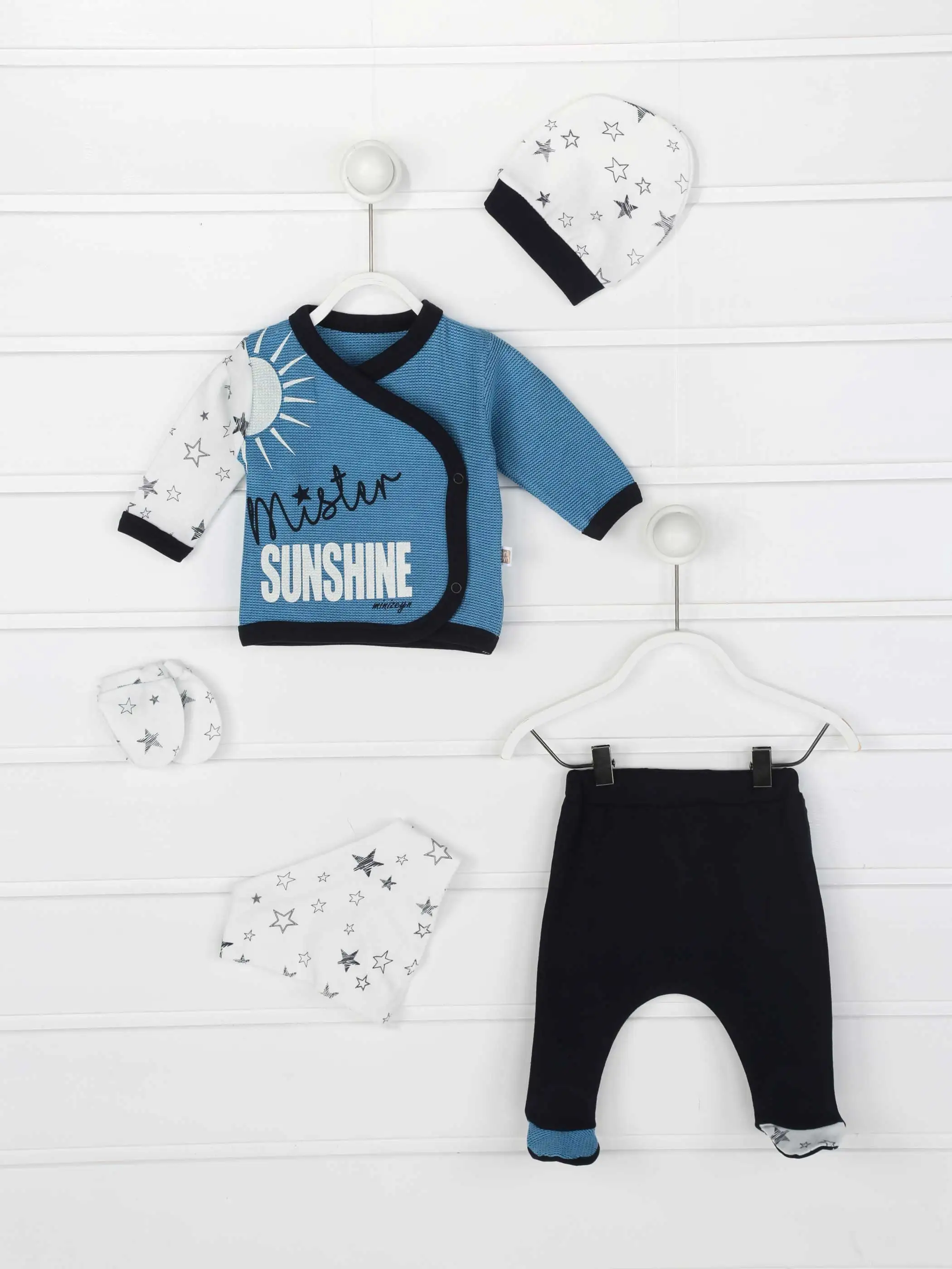 Детские костюмы Одежда для новорожденных девочек и мальчиков комплект из 5