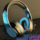 Беспроводные Складные Bluetooth-наушники с поддержкой TF-картыFM-радио, стереонаушники с микрофоном и глубокими басами