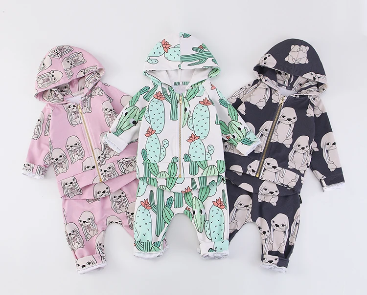 Костюм для мальчиков и девочек TinyPeople из 2 предметов с кроликом Рекс модный